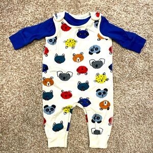 Hannah Andersson two piece romper